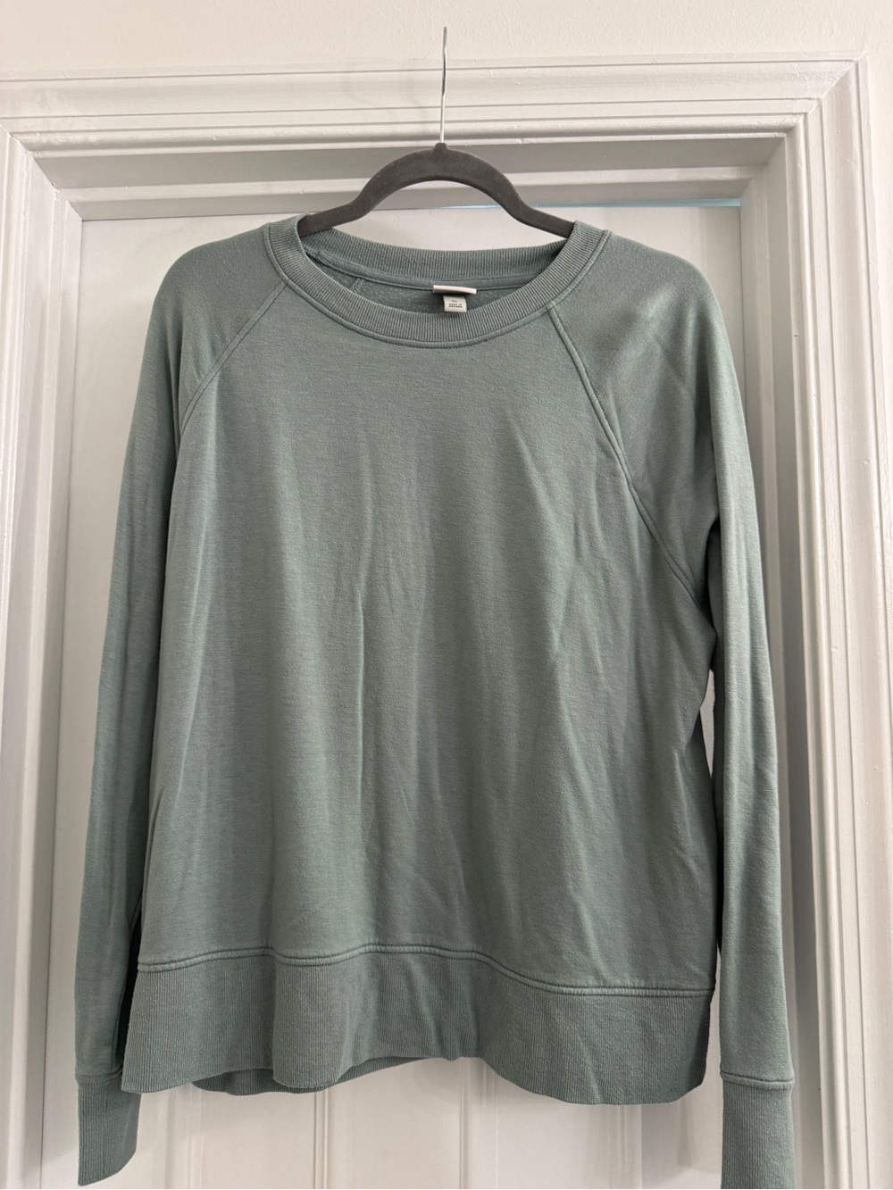 a new day Men's Sage Green Crewneck Pullover